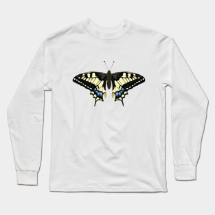 A swallowtail butterfly spreads its wings Long Sleeve T-Shirt